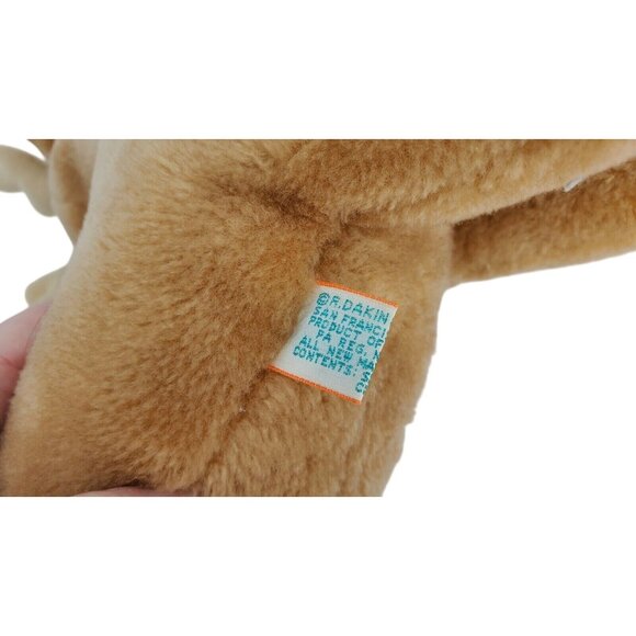 Vintage 1978 Dakin Deer Plush Brown Stuffed Animal 13” Standing Reindeer - Picture 3 of 4